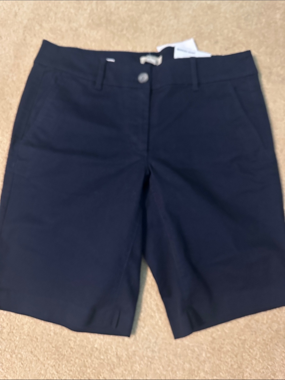 Women’s LOFT Navy Tailored Bermuda Shorts New with tags